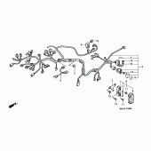 Схема узла: Электрооборудование (ST1100) для Honda ST1100 Pan-European