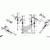 Схема вузла: Camshaft valve для Honda VT750 Shadow Aero