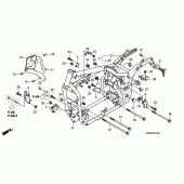 Схема вузла: Рама для Honda VT750 Shadow Aero