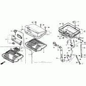 Схема вузла: Повітряний фільтр для Honda GL1500 Gold Wing Interstate