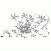 Схема узла: Рама для Honda CRF450 CRF450X