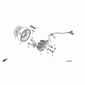 Схема вузла: Генератор для Honda CRF230 CRF230F