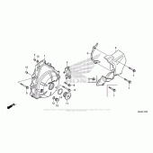 Схема вузла: Кришка генератора для Honda NC700