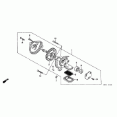 Схема узла: Масляный насос для Honda CMX250 Rebel