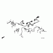 Схема узла: Sub harness/ignition coil для Honda XL125 Varadero