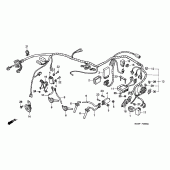 Схема узла: Электрооборудование для Honda VF750 Magna