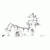 Схема вузла: Proportioning control valve (abs) для Honda VFR800 Interceptor
