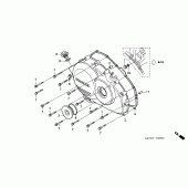 Схема вузла: Права кришка картера для Honda VFR800 VFR