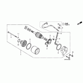 Схема узла: Стартер электрический для Honda CBR125