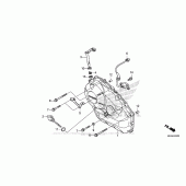 Схема вузла: Right Crankcase Cover (1) для Honda NC700