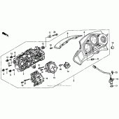 Схема узла: Панель приборов для Honda CBR600 CBR600F3