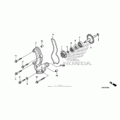 Схема вузла: Водяний насос для Honda CRF150 CRF150RB