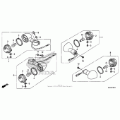 Схема узла: Поворотники (2) для Honda VT750 Shadow Spirit