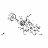 Схема узла: Генератор для Honda XL1000V Varadero