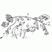 Схема вузла: Електрообладнання для Honda VT600 Shadow VLX