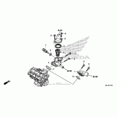 Схема узла: Термостат для Honda CBR600 CBR600RR