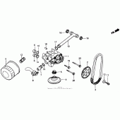 Схема вузла: Масляний насос для Honda NT650 Hawk GT