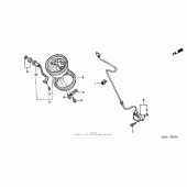 Схема узла: Спидометр для Honda VT750 Shadow Spirit