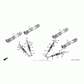 Схема узла: Распредвал & Клапан для Honda ST1300 Pan-European