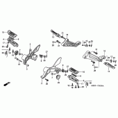 Схема вузла: Підніжки для Honda VTR1000 Firestorm