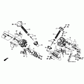 Схема вузла: Карбюратор (COMPONENT PARTS) для Honda NV400 Shadow