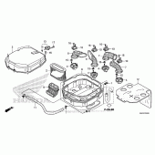 Схема вузла: Повітряний фільтр для Honda ST1300 Pan-European Police