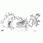 Схема узла: Заднее крыло (gl1800 06-) для Honda GL1800 Gold Wing