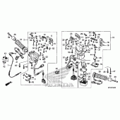 Схема узла: Пульт управления рулевой для Honda GL1800 Gold Wing