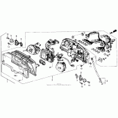 Схема узла: Combination meter set 90 для Honda GL1500 Gold Wing Special Edition