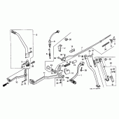 Схема вузла: Pedal / kick starter arm для Honda XR250