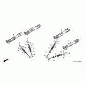 Схема узла: Распредвал & Клапан для Honda ST1300 Pan-European