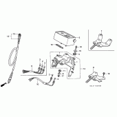 Схема вузла: Спідометр (B / DK / ED / U) для Honda XR250