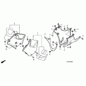 Схема вузла: Under cowl (CBR125R / RS / RW5 / RW6 / RW8) для Honda CBR125