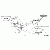 Схема вузла: Stripe + mark (cbr900rr`00, `01) для Honda CBR900RR CBR929RR Fireblade