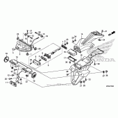 Схема узла: Задний фонарь (Стоп-сигнал) для Honda CB1000 CB1000R