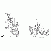 Схема вузла: Вентилятор для Honda GL1500 Gold Wing Special Edition