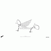 Схема вузла: Mirror для Honda GL1800 Gold Wing Valkyrie