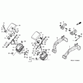 Схема узла: Air duct для Honda GL1800 Gold Wing