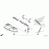 Схема вузла: Fuel Injector для Honda CBR1000 CBR1000RR Fireblade