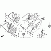 Схема узла: Топливный бак 92-96 для Honda CR250