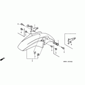 Схема узла: Переднее крыло для Honda CB600F Hornet S
