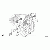 Схема вузла: Front Crankcase Cover для Honda ST1300 Pan-European Police