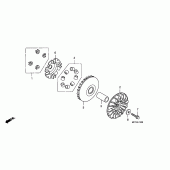 Схема вузла: Drive face для Honda FJS400 Silver Wing