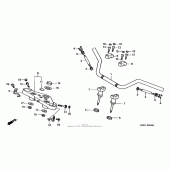 Схема узла: Руль для Honda VT600 Shadow VLX Deluxe