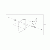 Схема узла: Backrest plate для Honda VT750 Shadow Spirit