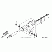 Схема узла: Задний рычаг (Маятник) для Honda NRX1800 Valkyrie Rune