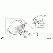 Схема узла: Сиденье для Honda VT750 Shadow Aero