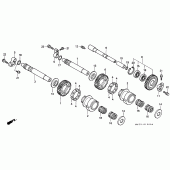 Схема узла: Балансир для Honda CBR1100XX Blackbird