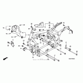 Схема узла: Рама для Honda VT750 Shadow Aero