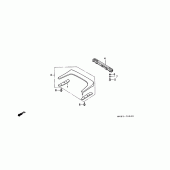 Схема вузла: High mount stop light для Honda GL1500 Gold Wing Special Edition